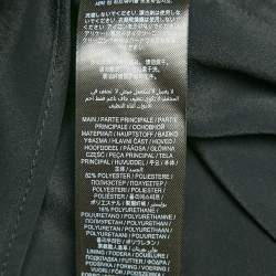 Christopher Kane Black Faux Leather Cut-Out Strap Detail Maxi Dress S 