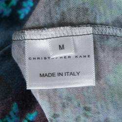 Christopher Kane Multicolor Floral Printed T-Shirt S