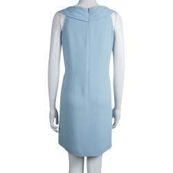 Christopher Kane Powder Blue Sleeveless Shift Dress M