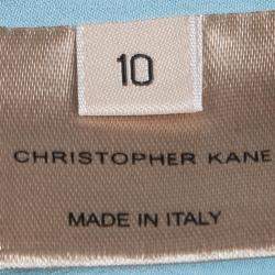 Christopher Kane Powder Blue Sleeveless Shift Dress M