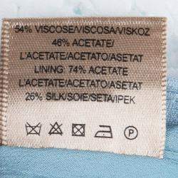 Christopher Kane Powder Blue Sleeveless Shift Dress M