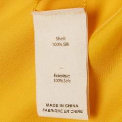 Pre Owned Cinq a sept Silk Cut -Out Asymmetric Midi Dress XXS