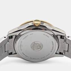 Pre Owned Citizen Silver Two-Tone Stainless Steel Eco-Drive FE1124-82A Women's Wristwatch 28 mm