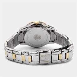 Pre Owned Citizen Silver Two-Tone Stainless Steel Eco-Drive FE1124-82A Women's Wristwatch 28 mm