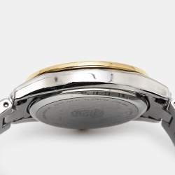 Pre Owned Citizen Silver Two-Tone Stainless Steel Eco-Drive FE1124-82A Women's Wristwatch 28 mm