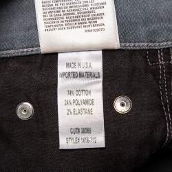 مملوكة مسبقًا Citizens of Humanity Grey Denim High Rise Skinny Rocket Jeans M