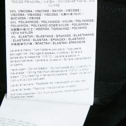 مملوكة مسبقًا Class by Roberto Cavalli Black Cotton Knit Waist Stud Detail Short Skirt L