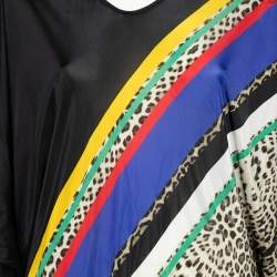 Class by Roberto Cavalli Multicolor Printed Jersey Oversized Top M
