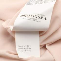 Pre Owned Class by Roberto Cavalli Black Tulle Panelled Maxi Dress L