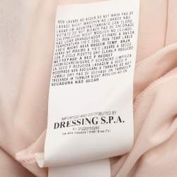 Pre Owned Class by Roberto Cavalli Black Tulle Panelled Maxi Dress L