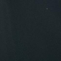 Pre Owned Class by Roberto Cavalli Black Crepe Pleated Hem Knee-Length Dress M