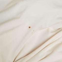 Pre Owned Class by Roberto Cavalli Light Beige Lurex Knit Maxi Dress S