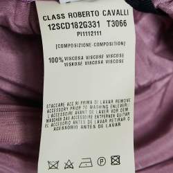 Class by Roberto Cavalli Purple Crepe Gathered Maxi Skirt M
