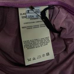 Class by Roberto Cavalli Purple Crepe Gathered Maxi Skirt M