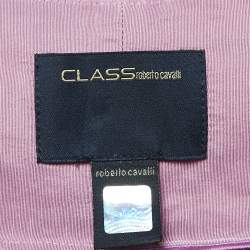 Class by Roberto Cavalli Purple Crepe Gathered Maxi Skirt M