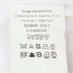 مملوكة مسبقًا Class by Roberto Cavalli Floral Embroidered Sleeveless Maxi Dress L