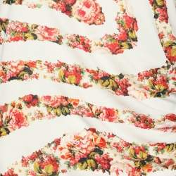 Class by Roberto Cavalli Multicolor Printed Jersey Strapless Dress M
