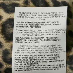 Class by Roberto Cavalli Black Synthetic Chain Detail Down Puffer Jacket S
