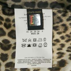 Class by Roberto Cavalli Black Synthetic Chain Detail Down Puffer Jacket S