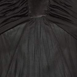 Class by Roberto Cavalli Black Jersey Halter Neck Maxi Dress S
