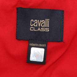 Class by Roberto Cavalli Red Knit Jersey Dress M