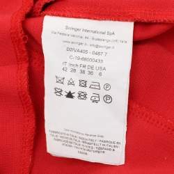 Class by Roberto Cavalli Red Knit Jersey Dress M
