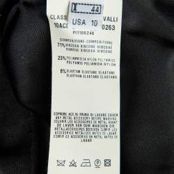 Class by Roberto Cavalli Black Jersey Panelled Knee-Length Dress M