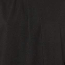 Class by Roberto Cavalli Black Jersey Panelled Knee-Length Dress M