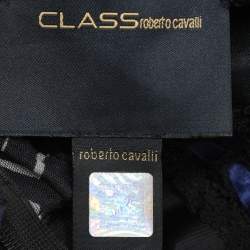 Class by Roberto Cavalli Multicolor Printed Viscose Midi Dress L