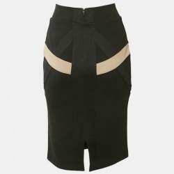 Class by Roberto Cavalli Black Jersey Pencil Skirt M