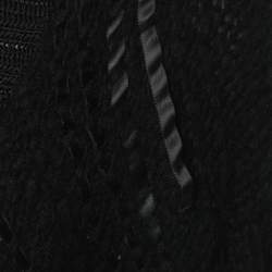 Class by Roberto Cavalli Black Wool Knit Cardigan L