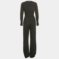 Pre Owned جمبسوت كلاس باي روبرتو كافالي مزيج صو ف أسود مقاس صغير