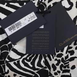 Pre Owned Class by Roberto Cavalli Multicolor Printed Silk Knit Tank Top S