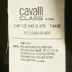 Pre Owned Class by Roberto Cavalli Blue Pleated Short Dress M