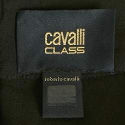 Pre Owned Class by Roberto Cavalli Blue Pleated Short Dress M