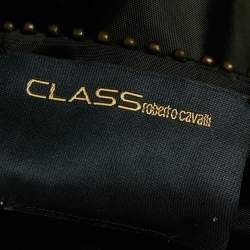 مملوكة مسبقًا ```json
{"name_ar": "توب كلاسي باي روبرتو كافالي تفاصيل ربطة مزينة صناعية أسود مقاس متوسط"}
```