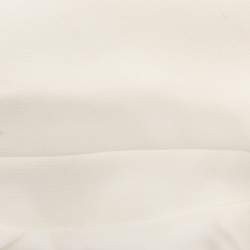 Pre Owned Class by Roberto Cavalli Cream Stretch Crepe Single Breasted Blazer M