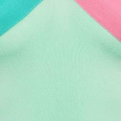 Pre Owned Class by Roberto Cavalli Green Ribbed Tank Top S