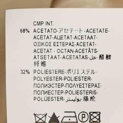 Pre Owned Class by Roberto Cavalli Beige Snake Skin Print Crepe Layered Maxi Dress L