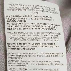 Pre Owned فستان كافالي كلاس مطبوع بنفسجي كريب مطاطي مقاس وسط (ميديم)