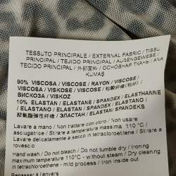 Pre Owned Class by Roberto Cavalli Brown Leopard Print Jersey Top M