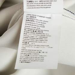 Pre Owned Cavalli Class Black Printed Neoprene Shift Dress M