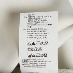 Pre Owned Cavalli Class Black Printed Neoprene Shift Dress M