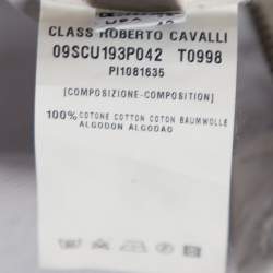 Class by Roberto Cavalli Pale Lilac Denim Biker Jeans L