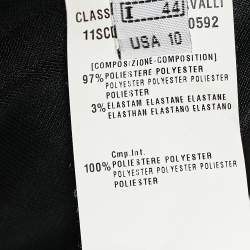 Class by Roberto Cavalli Black Jersey Ruched Maxi Dress M