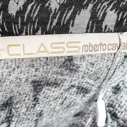 Pre Owned Class by Roberto Cavalli Multicolor Paisley Print Knit Scoop Neck Top M