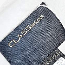 Pre Owned قميص كلاس من روبرتو كافالي قطن مكشكش أبيض أوف وايت مقاس متوسط - ميديوم