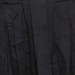 Class by Roberto Cavalli Black Cotton High Waist Skirt S
