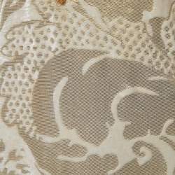 Pre Owned Class by Roberto Cavalli Gold Devore Fringe Detail Belted Sleeveless Dress L