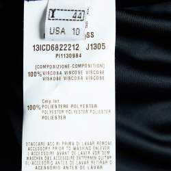 Pre Owned Class by Roberto Cavalli Black Jersey Ruffled Maxi Skirt M